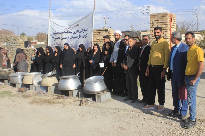 همدلي اهالي مسجد 12 محله در شهر غلامان راز وجرگلان، مردم اين شهر را ميهمان کرامت امام حسن عليه السلام کرد