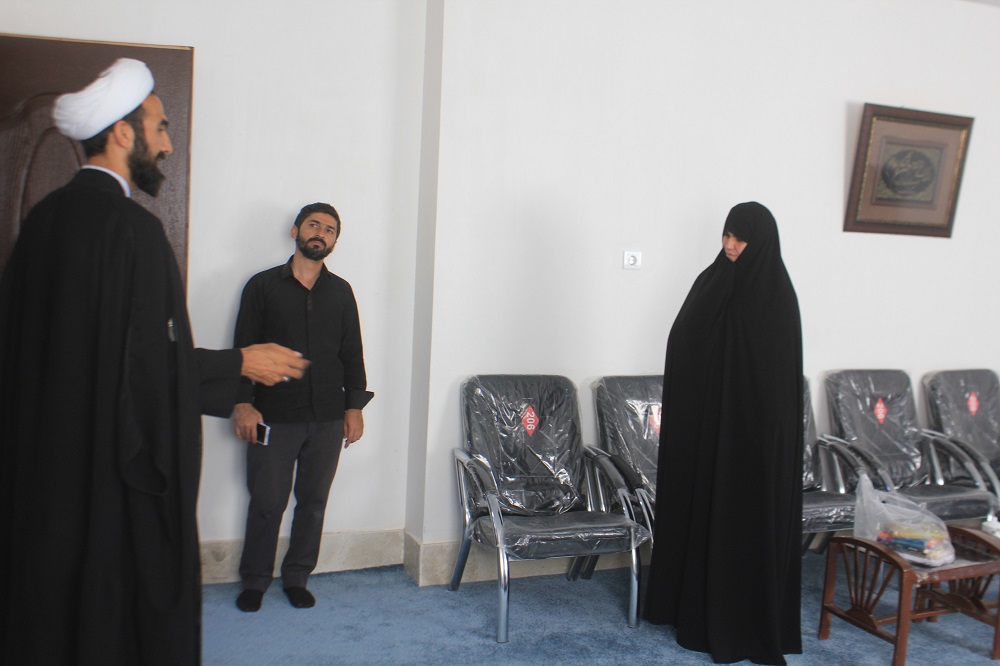 نشست مدير ستاد کانون مسجد خراسان شمالي با مدير حوزه علميه خواهران فاروج