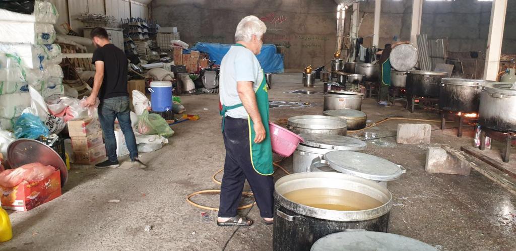 موکب باب الشهداي بجنورد خادم زائران پس از اربعين حسيني در نجف