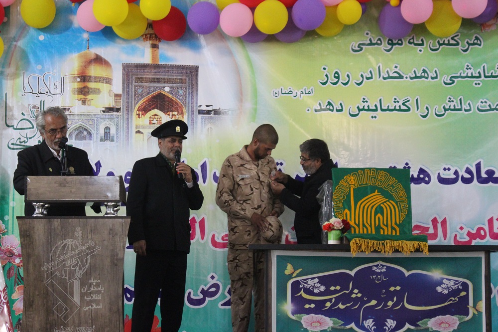 سربازان وظيفه در شيروان سر بر آستان مهربان رضوي نهادند