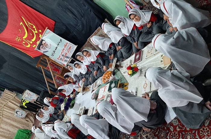 قدم هاي فاطمي فعالان مسجد فاطمه الزهرا(س) اسفراين