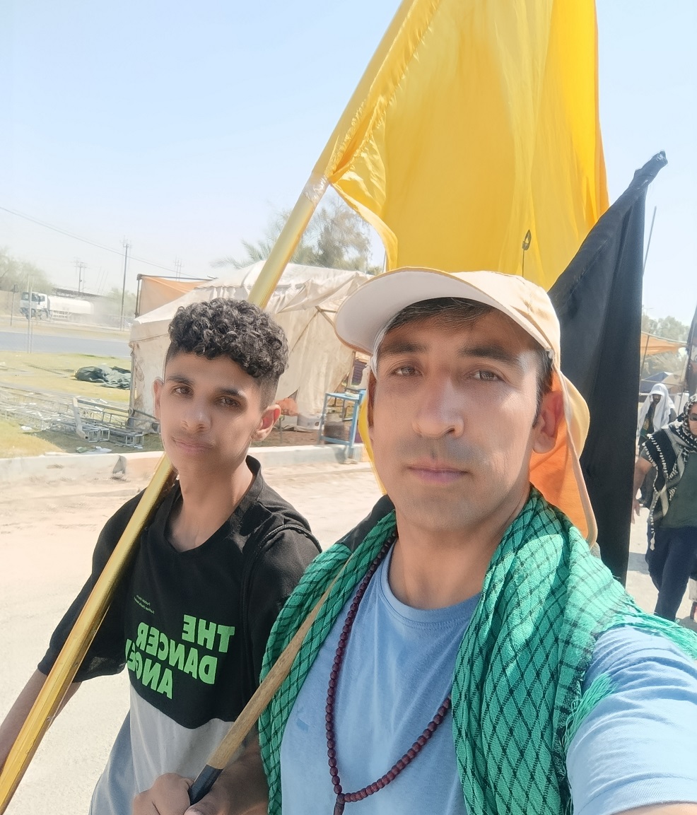 همراه  اهالي مسجد خراسان شمالي  در قاب مرور مشايه حسين(ع)