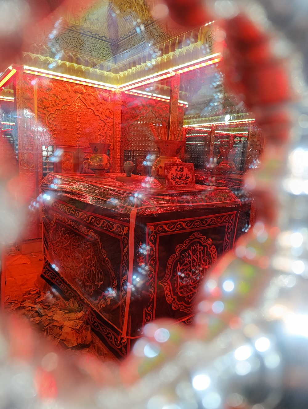 همراه  اهالي مسجد خراسان شمالي  در قاب مرور مشايه حسين(ع)