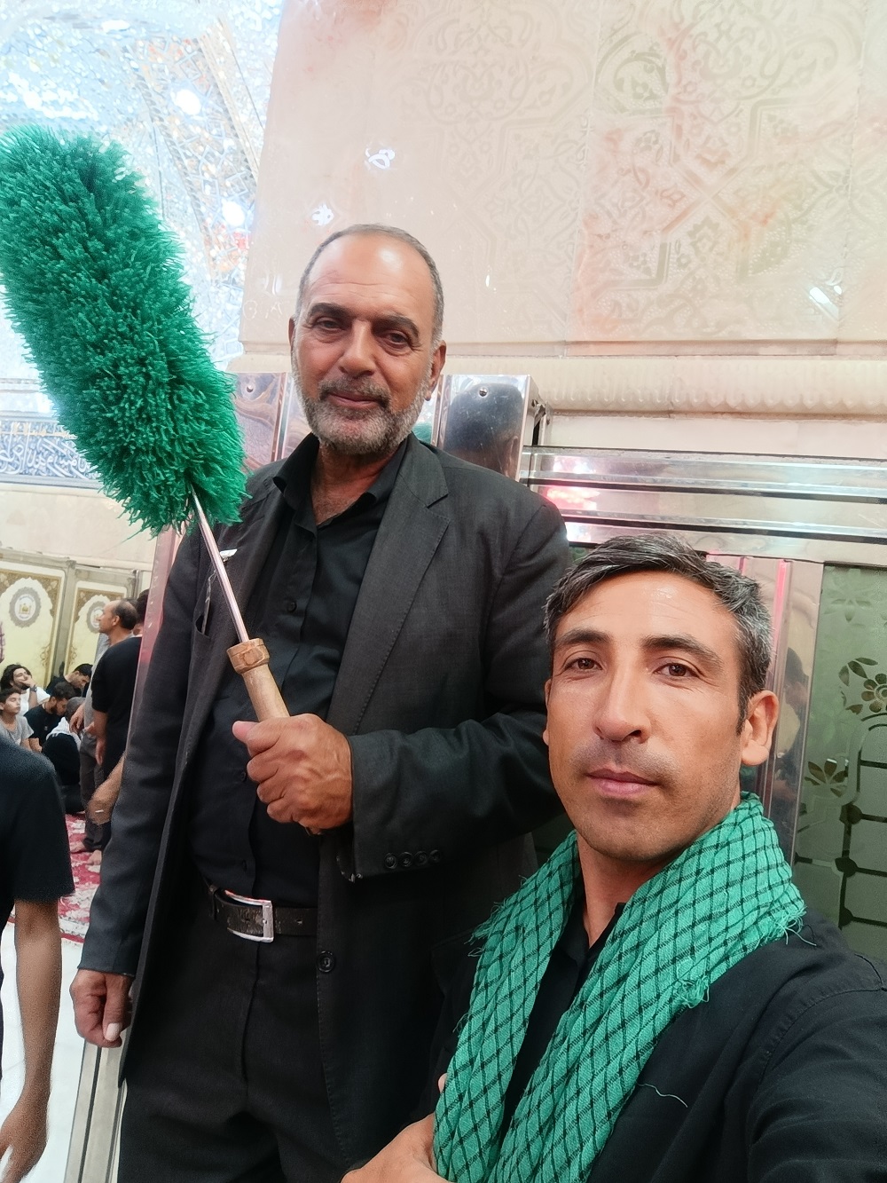 همراه  اهالي مسجد خراسان شمالي  در قاب مرور مشايه حسين(ع)